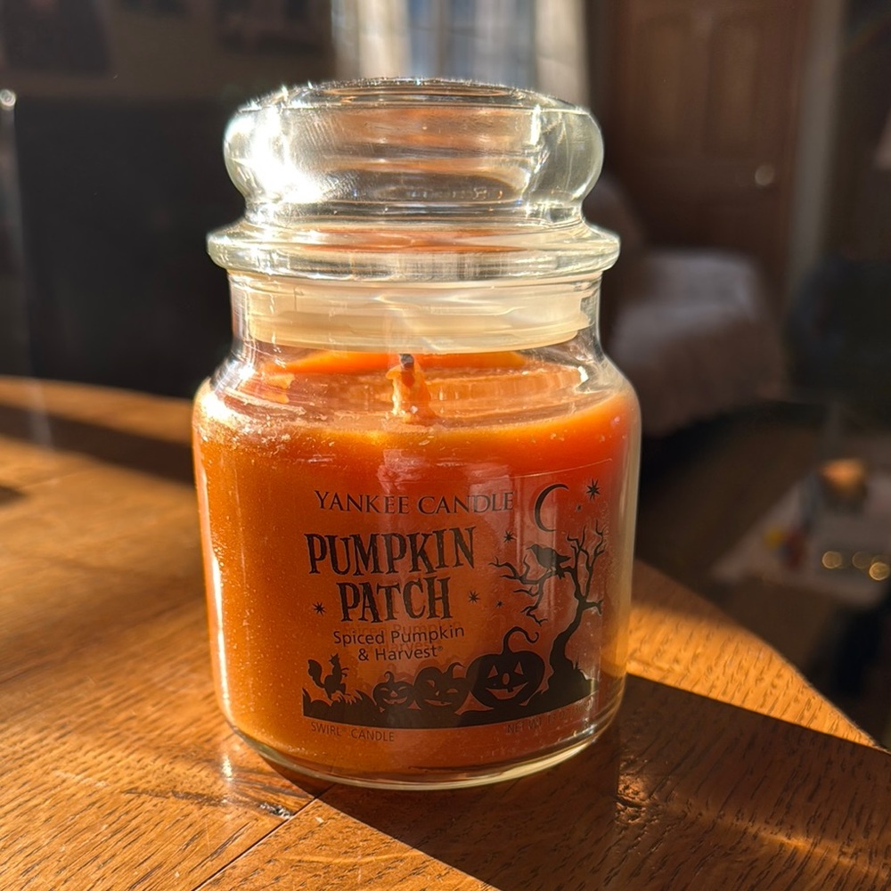 Yankee Candle Orange Pumpkin Patch Accent Candle